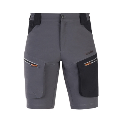 Retro pantaloni corti da lavoro Tech grigio