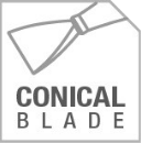 Conical-blade